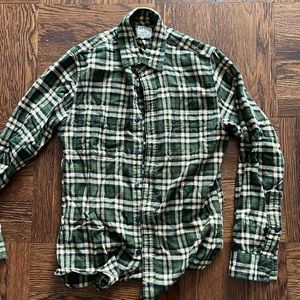 J crew XS flannel button shirt